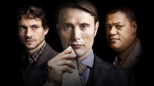 Mads Mikkelsen In Mysterious Portrait Wallpaper Hannibal Series