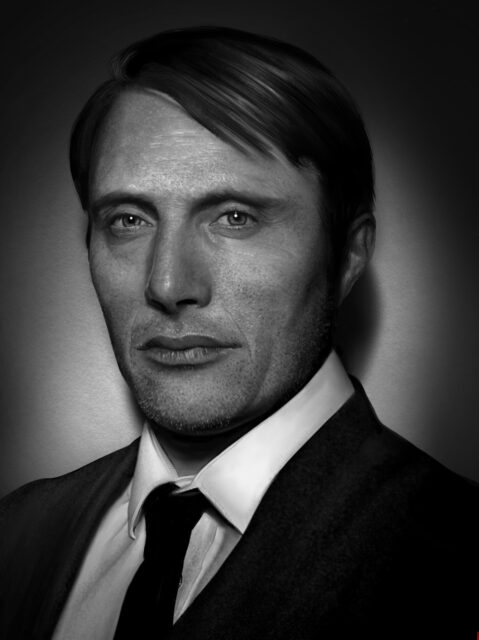 Mads Mikkelsen Portrait