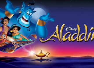 Magical Aladdin Cartoon Wallpapers Featuring Genie Jasmine and Flying Carpet Adventure