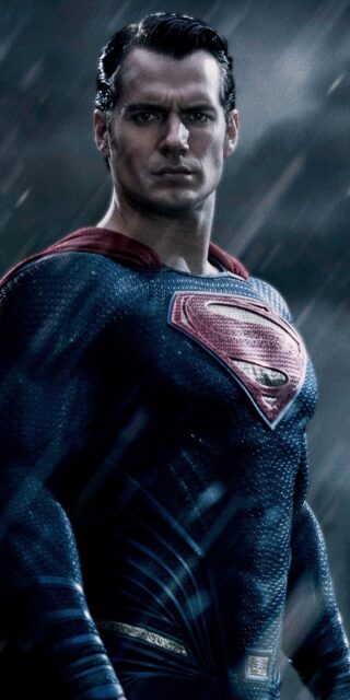 Man Of Steel Dynamic Rainy Scene Wallpaper