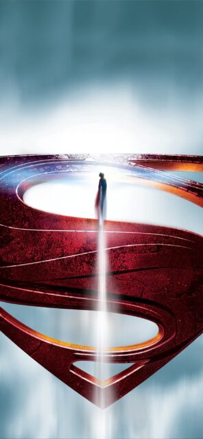 Man Of Steel Rising Iconic Superhero Wallpaper