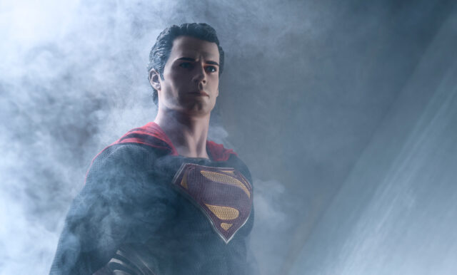 Man Of Steel Wallpaper Heroic Pose In Misty Atmosphere