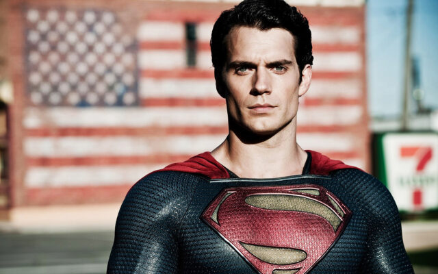 Man Of Steel Wallpaper Heroic Pose With American Flag Background