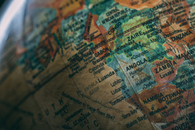 Map Of Africa Featuring Burundi Wallpaper Background