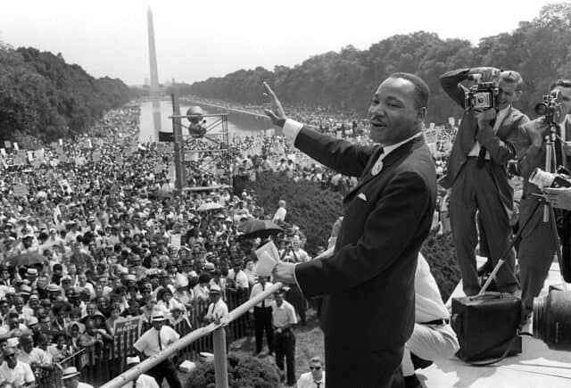 Martin Luther King Jr Delivers Iconic Speech At Washington March