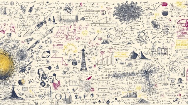 Mathematics Wallpaper Free Download, A Whimsical Representation Of Mathematics That Combines Fun Doodles And Professional Diagrams Into A Single Captivating Background,