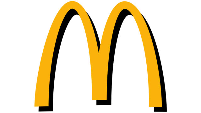 McDonalds Wallpapers Golden Arches Logo on White Background