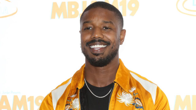 Michael B Jordan Smiling in Stylish Yellow Jacket Best Wallpapers 2023