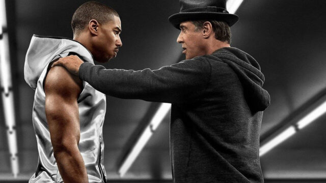 Michael B Jordan and Sylvester Stallone Motivational Scene Rocky Training Wallpapers