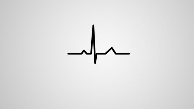 Minimalist Heartbeat Wallpaper Design For Desktop Background