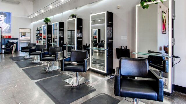 Modern Hair Salon Interior For Chic Wallpapers