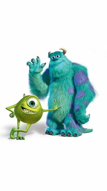 Monsters Inc Wallpapers Featuring Friendly Sulley and Mike Wazowski Characters