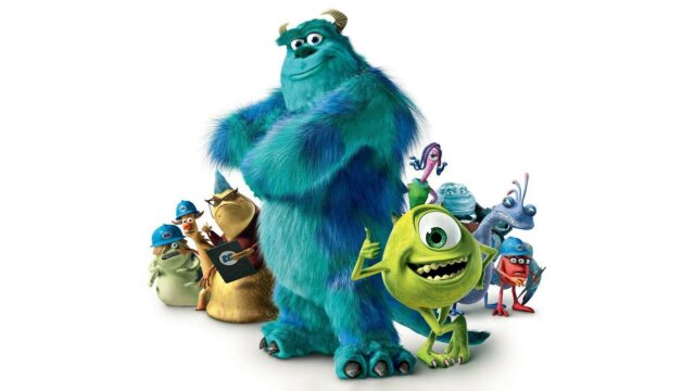 Monsters Inc Wallpapers Featuring Sulley Mike and Friends in Group Pose