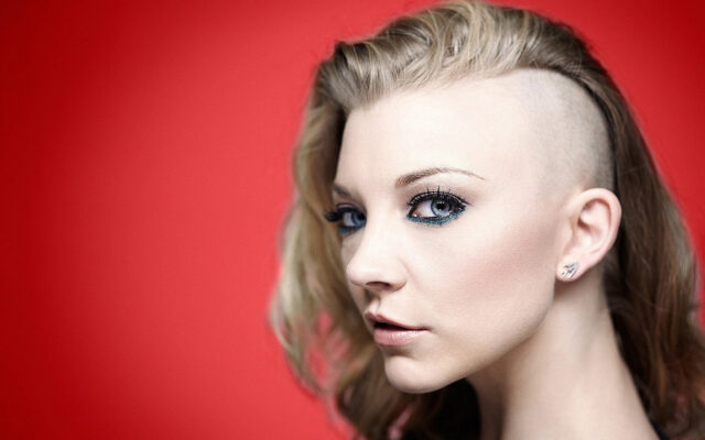 Natalie Dormer Close Up Portrait, Natalie Dormer Looks Intensely Into The Camera With Bold Eye Makeup And A Distinctive Shaved Hairstyle, HD Desktop Wallpaper