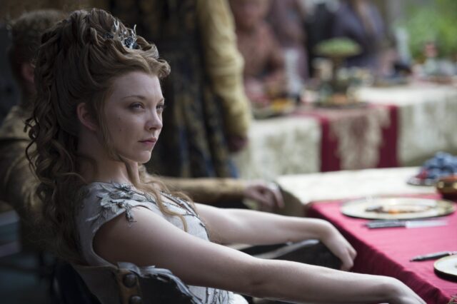 Natalie Dormer In Medieval Costume, Natalie Dormer Is Sitting At A Table Wearing An Ornate Medieval Dress And Crown, HD Desktop Wallpaper
