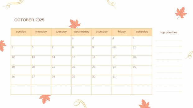 October 2025 Calendar Desktop Background (16)