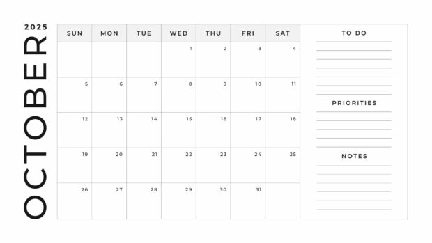 October 2025 Calendar Desktop Background (19)