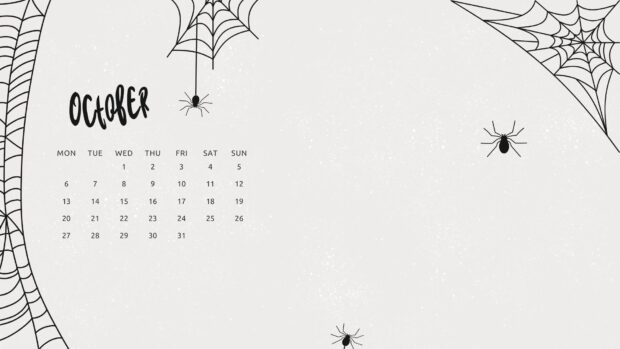 October 2025 Calendar Desktop Background (21)