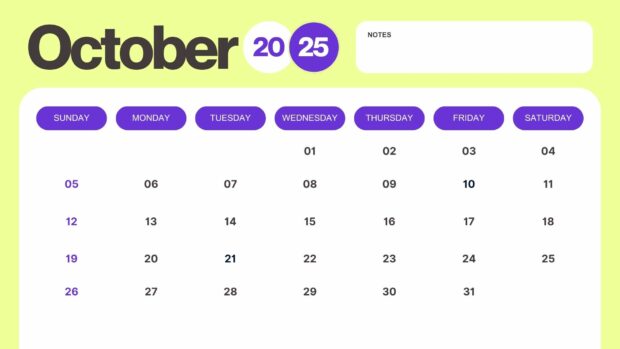 October 2025 Calendar Desktop Background (22)
