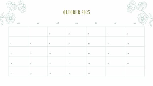 October 2025 Calendar Desktop Background (28)