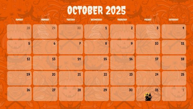 October 2025 Calendar Desktop Background (3)