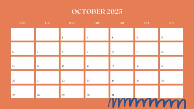 October 2025 Calendar Desktop Background (30)