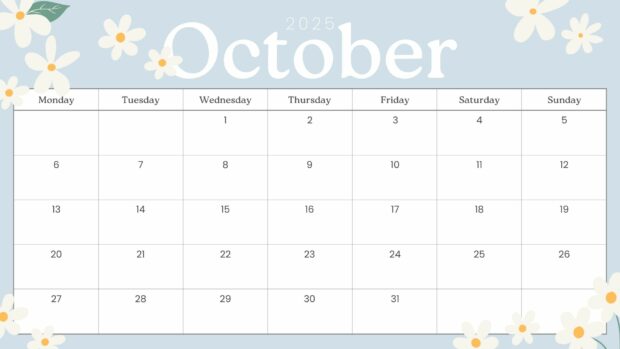October 2025 Calendar Desktop Background (4)