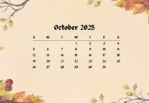 October 2025 Calendar Desktop Wallpaper (1)