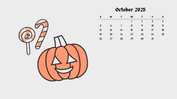 October 2025 Calendar Desktop Wallpaper (10)