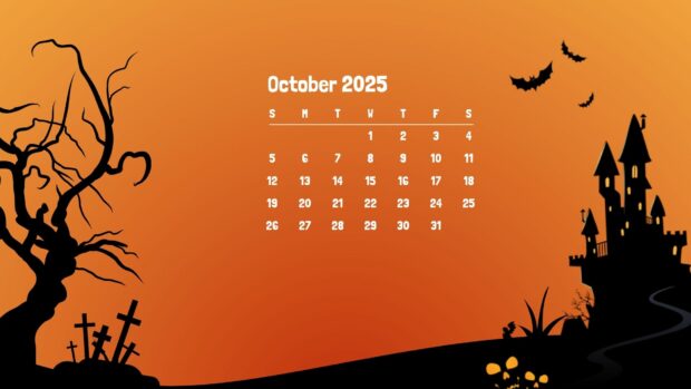 October 2025 Calendar Desktop Wallpaper (6)