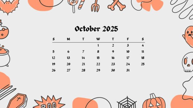 October 2025 Calendar Desktop Wallpaper (8)