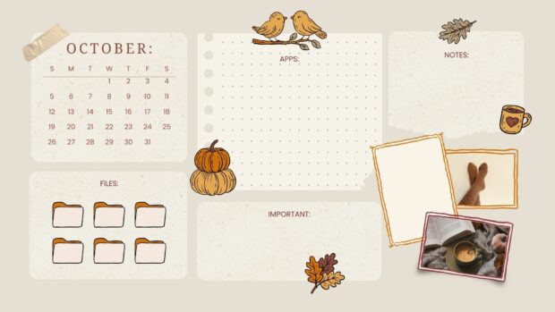 October 2025 Calendar Desktop Wallpaper HD free download (10)