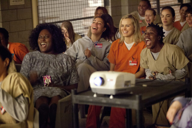 Orange Is the New Black Cast Laughing Scene Wallpaper
