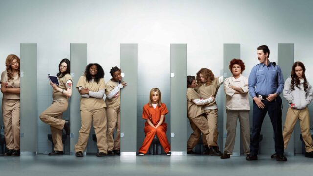 Orange Is the New Black Cast Prison Lineup Wallpaper