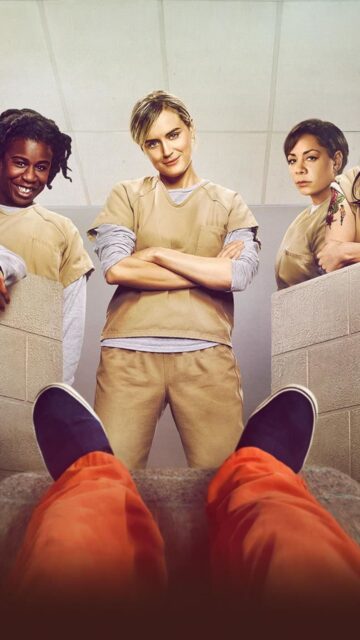 Orange Is the New Black Cast Standing Confidently Wallpaper