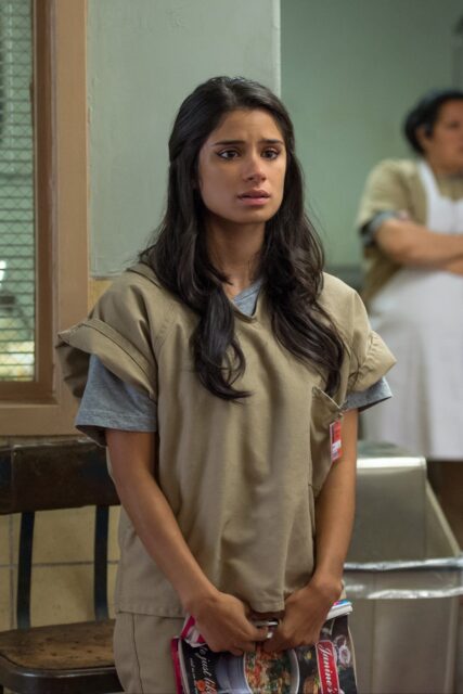 Orange Is the New Black Character in Prison Uniform Wallpaper
