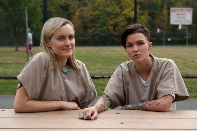 Orange Is the New Black Characters Outdoor Scene Wallpaper