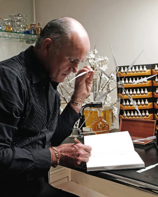 Perfume Expert Creating Fragrance Formula Roja Dove Inspired Wallpaper