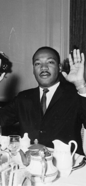 Portrait Of Martin Luther King Jr At A Formal Event