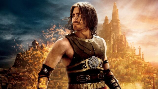 Prince Of Persia Movie Hero With Ancient City Background