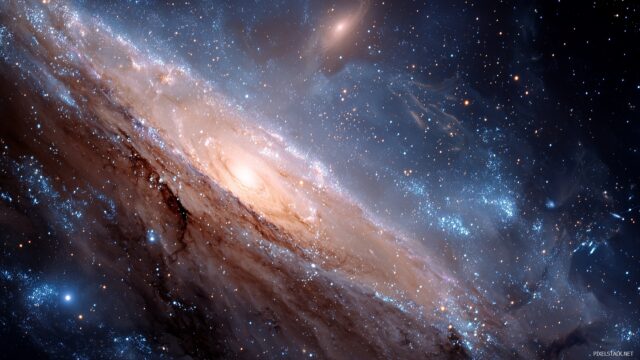 Really Cool Ultra HD Desktop Wallpaper, A Cosmic View Of Galaxies And Stars In Deep Space, Bringing The Universe Right To Your PC