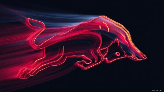 Red Bull Logo High Definition Background, A Sleek And Modern Presentation Of The Red Bull Logo With High Definition Graphics