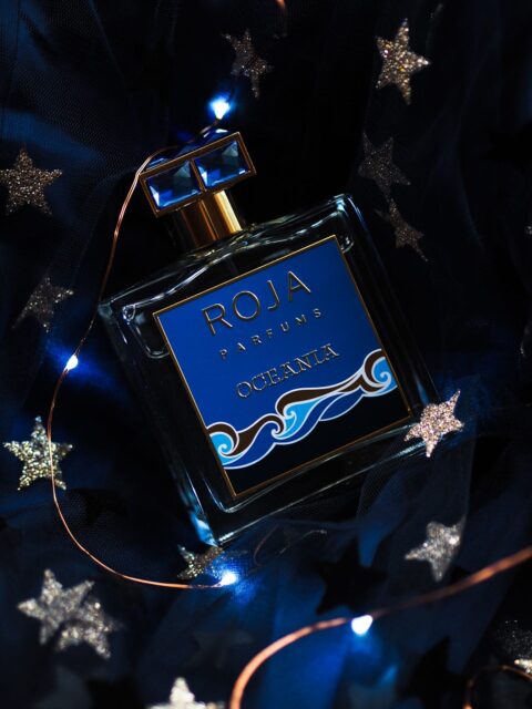 Roja Dove Perfume With Starry Background For Elegant Look