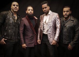 Romeo Santos Stylish Group Portrait Wallpaper for Fans