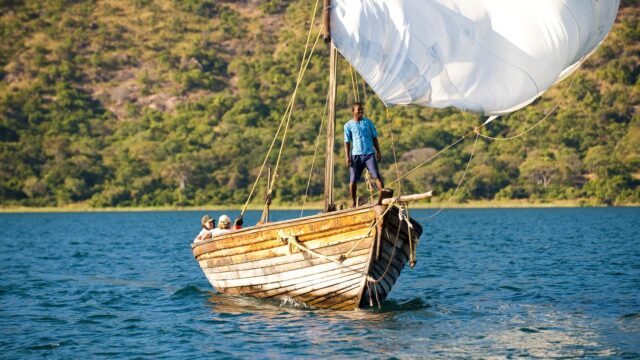 Sailing Journey On Lake Malawi's Blue Waters