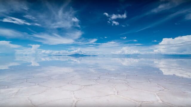 Salar De Uyuni Bolivia Stunning Mirror Effect Salt Flats Wallpaper