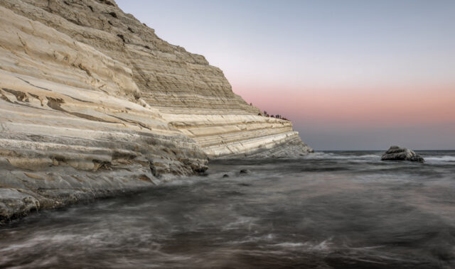 Scala dei Turchi Sicily Coastal Beauty at Sunset Wallpaper