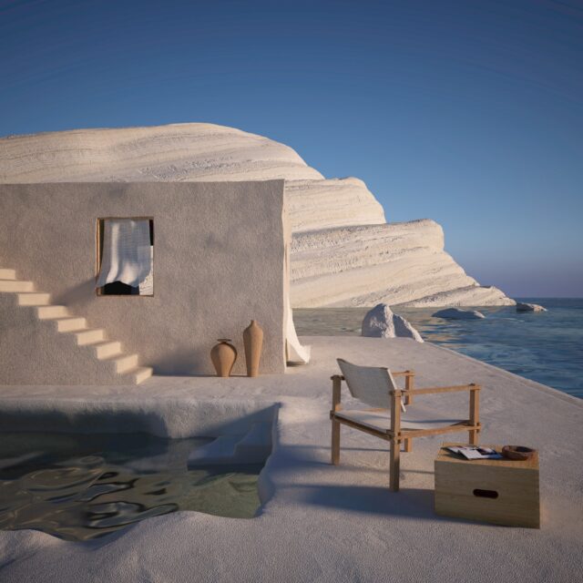 Scala dei Turchi Sicily Coastal Serenity Wallpaper