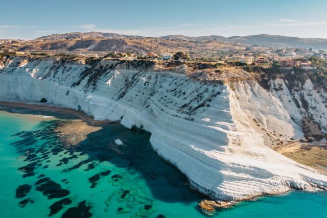 Scala dei Turchi Sicily Stunning Coastal Cliff Wallpaper
