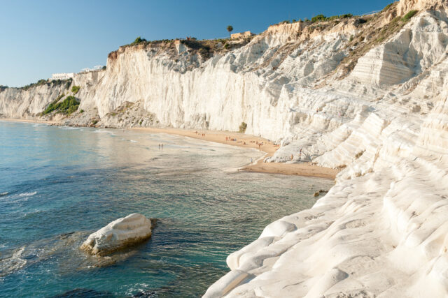 Scala dei Turchi Sicily Stunning Coastal Cliffs Wallpaper